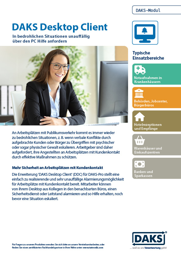 DAKS Desktop Client Produktinfo